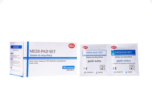 Zestaw gazik mokry + suchy Medi Pad set.jpg